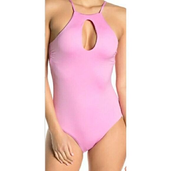 New. BECCA pink one piece. Small. Retails $129 - Picture 2 of 8